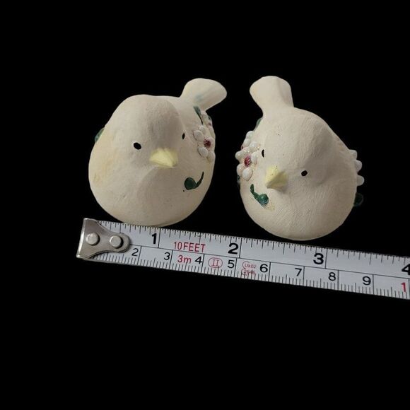 Vintage Pair of Porcelain Bird Figurines - Picture 10 of 12